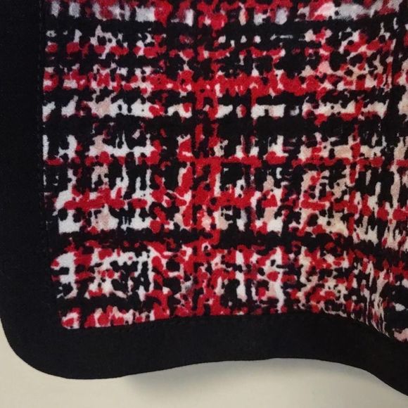 Evan Picone Black Label Suit Jacket Blazer 14 Red Multi - Picture 7 of 10